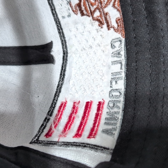 California Republic Flat Bill Hat Adjustable Black Wynn Headwear Bear Flag - Picture 7 of 8